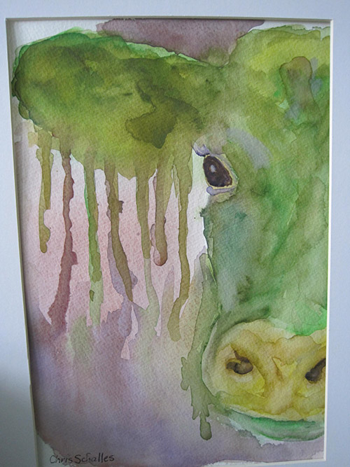 Watercolor on paper, 2012